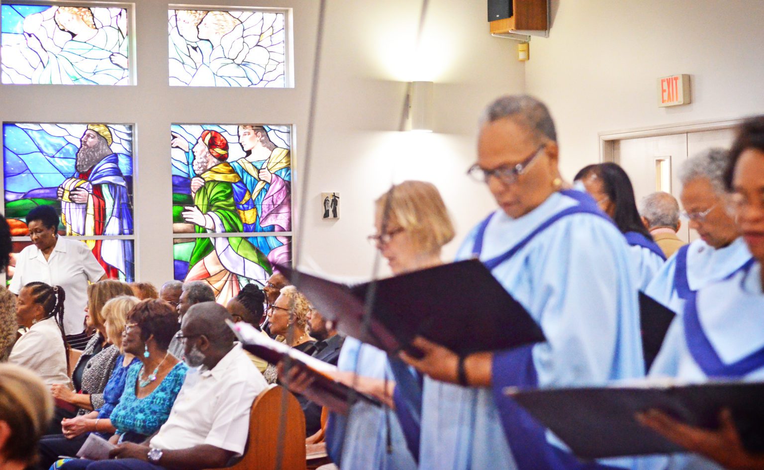 Choir and congregation